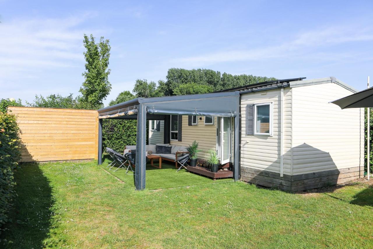 Chalet Op 5* Camping De Paardekreek コルトゲーネ エクステリア 写真