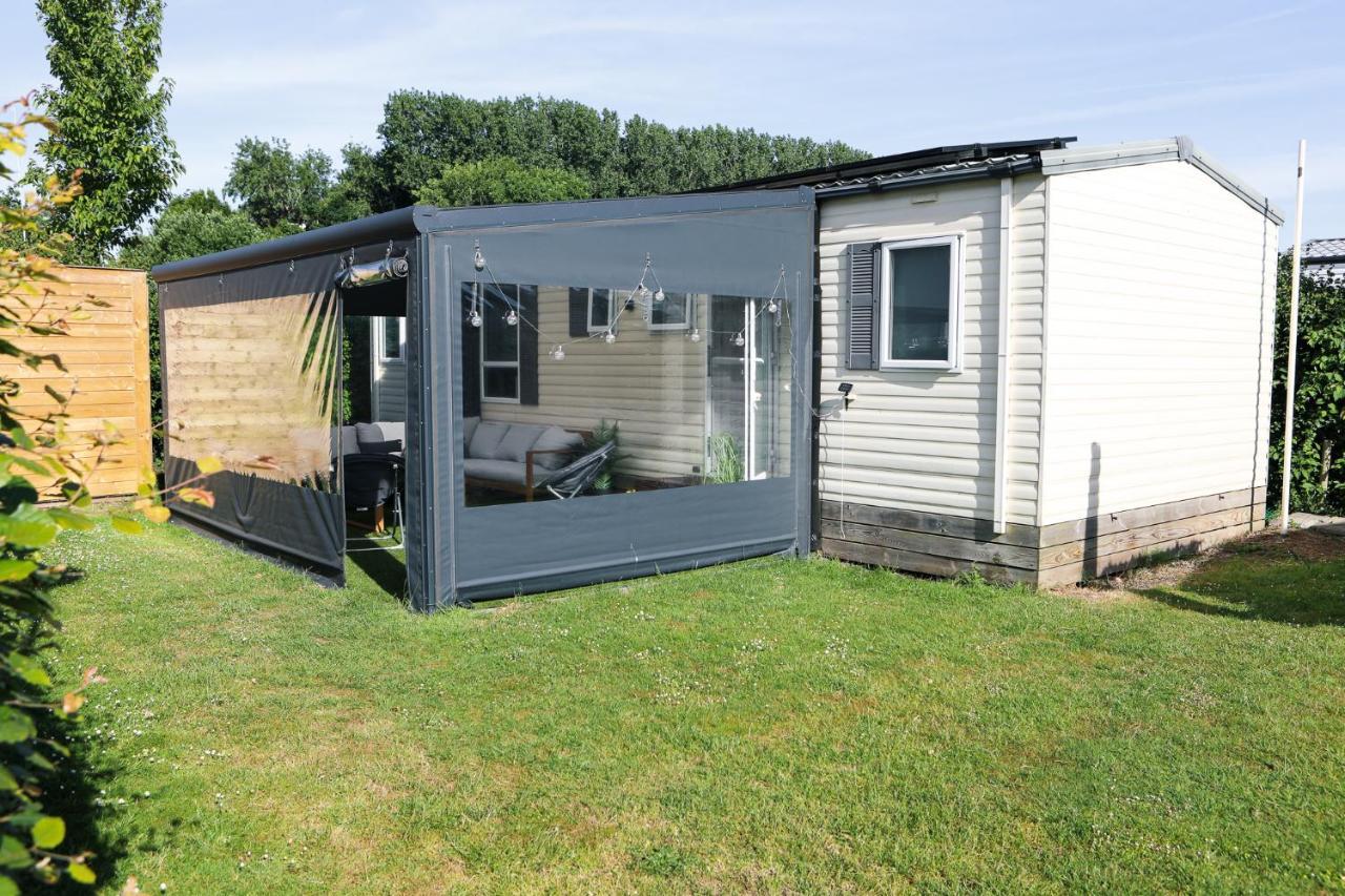 Chalet Op 5* Camping De Paardekreek コルトゲーネ エクステリア 写真